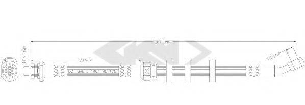 SUZUKI 5154085752 Гальмівний шланг