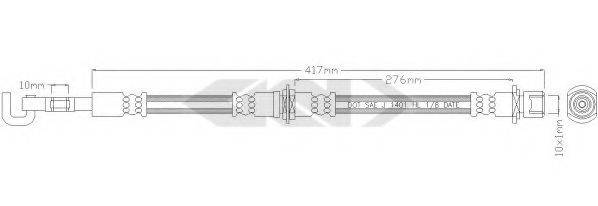 TOYOTA 90947-02885 Гальмівний шланг