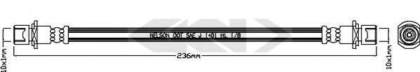 KAVO PARTS BBH1529 Гальмівний шланг