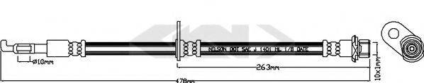 TOYOTA 9094702C89 Гальмівний шланг