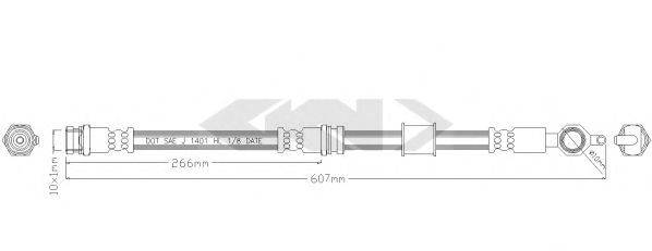 SPIDAN 340569 Гальмівний шланг