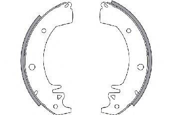 RENAULT 7701201530 Комплект гальмівних колодок