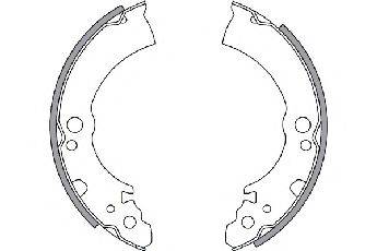 NISSAN 4406031B25 Комплект гальмівних колодок