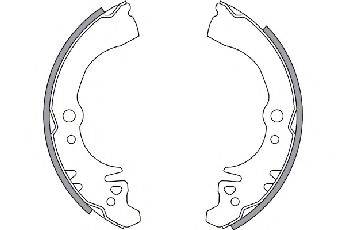 DAIHATSU 4743087514 Комплект гальмівних колодок