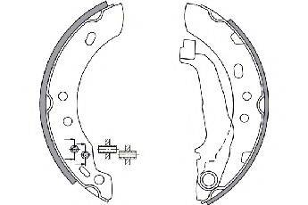 SPIDAN 33501 Комплект гальмівних колодок