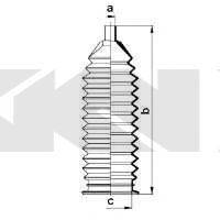 SPIDAN 83902 Пильовик, рульове управління