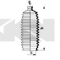 SPIDAN 83948 Пильовик, рульове управління