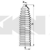 TOYOTA 45535 09040 Комплект пильника, рульове керування