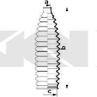 TOYOTA 45535 28030 Комплект пильника, рульове керування