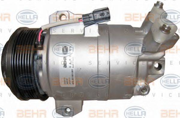 BEHR HELLA SERVICE 8FK351001391 Компресор, кондиціонер