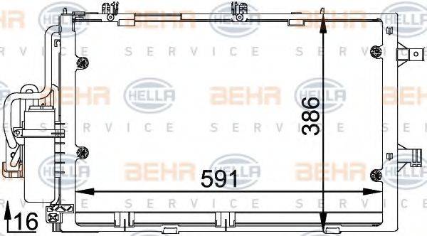 BEHR HELLA SERVICE 8FC 351 300-601