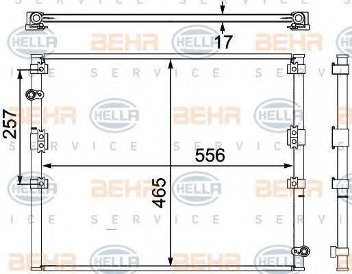 BEHR HELLA SERVICE 8FC 351 304-071