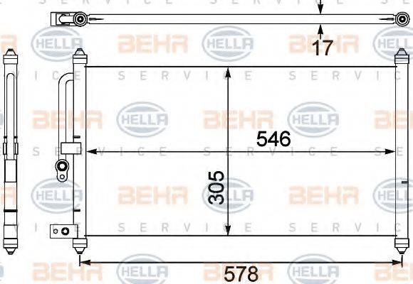 BEHR HELLA SERVICE 8FC 351 304-091