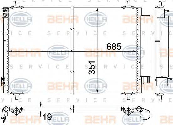 BEHR HELLA SERVICE 8FC 351 309-411