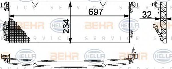 BEHR HELLA SERVICE 8FC 351 317-121