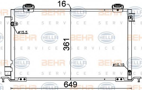 BEHR HELLA SERVICE 8FC 351 318-741