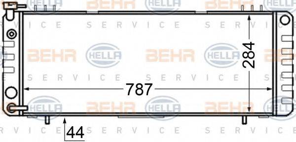 BEHR HELLA SERVICE 8MK 376 705-771