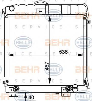 BEHR HELLA SERVICE 8MK 376 709-481