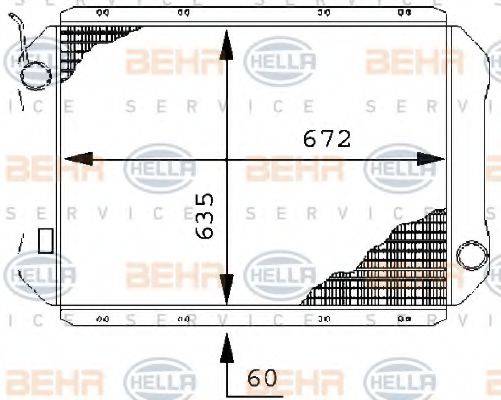 BEHR HELLA SERVICE 8MK 376 709-611