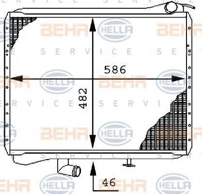 BEHR HELLA SERVICE 8MK 376 710-001