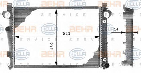 BEHR HELLA SERVICE 8MK 376 710-281