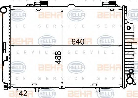 BEHR HELLA SERVICE 8MK 376 712-781