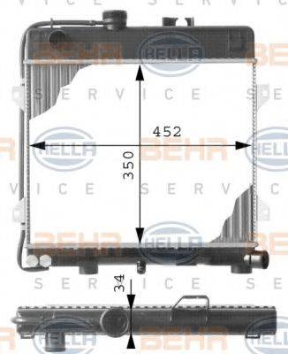 BEHR HELLA SERVICE 8MK 376 713-261