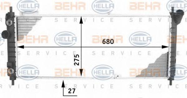 BEHR HELLA SERVICE 8MK 376 713-591