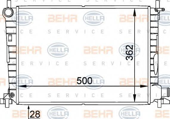 BEHR HELLA SERVICE 8MK 376 714-244