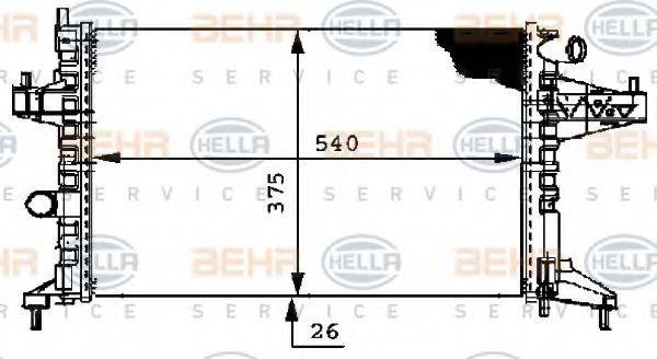 BEHR HELLA SERVICE 8MK 376 714-361