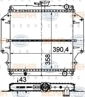 BEHR HELLA SERVICE 8MK 376 716-391