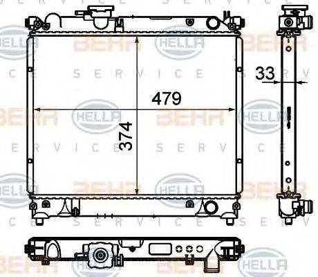 BEHR HELLA SERVICE 8MK 376 716-411