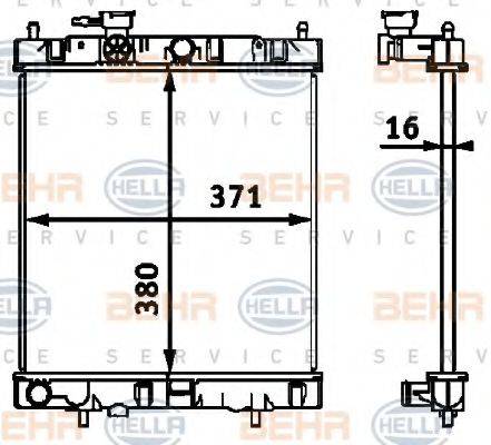 BEHR HELLA SERVICE 8MK 376 718-431