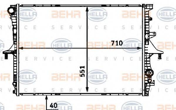 BEHR HELLA SERVICE 8MK 376 718-781