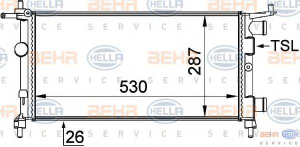 BEHR HELLA SERVICE 8MK 376 722-441