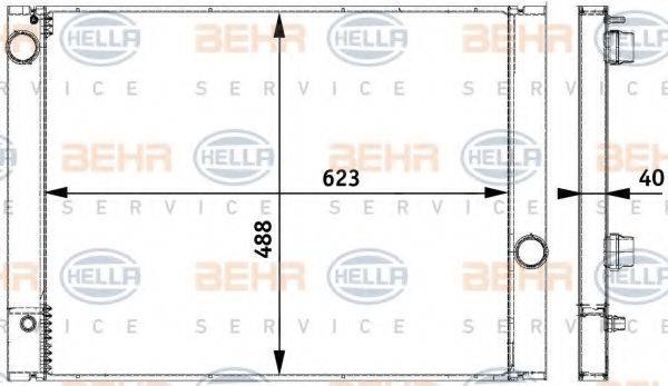 BEHR HELLA SERVICE 8MK 376 729-501