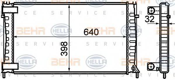 BEHR HELLA SERVICE 8MK 376 732-791