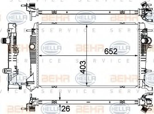 BEHR HELLA SERVICE 8MK 376 735-391