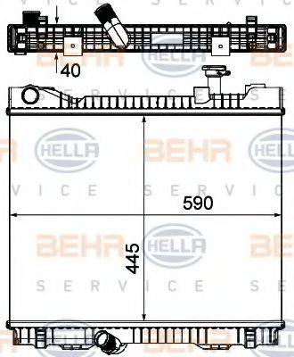 BEHR HELLA SERVICE 8MK 376 751-221