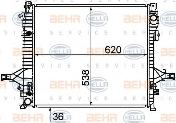 BEHR HELLA SERVICE 8MK 376 756-481