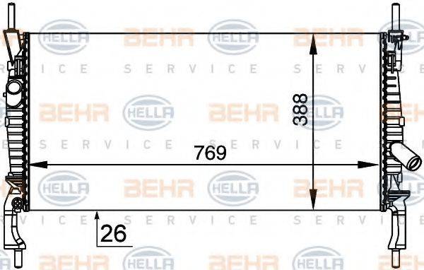 BEHR HELLA SERVICE 8MK 376 764-411