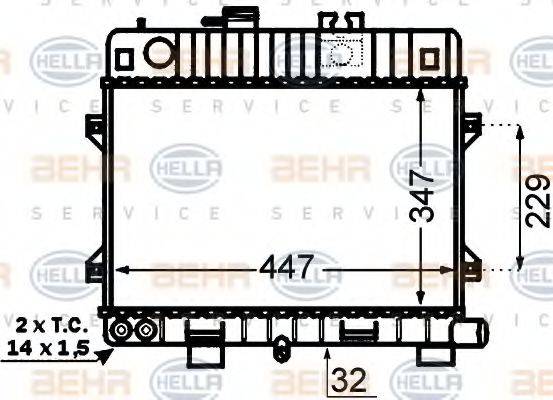 BEHR HELLA SERVICE 8MK 376 766-451