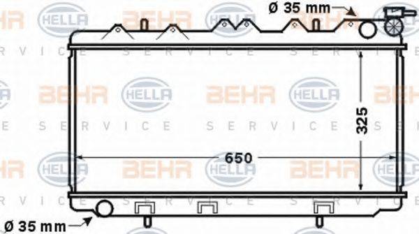 BEHR HELLA SERVICE 8MK 376 770-461