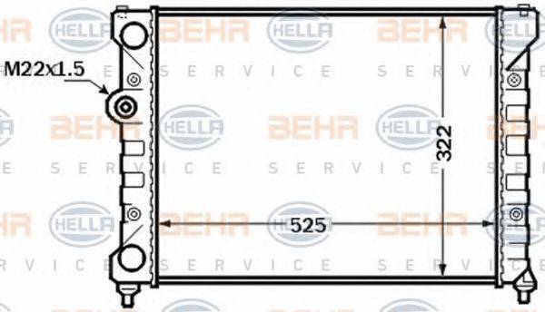 BEHR HELLA SERVICE 8MK 376 772-491