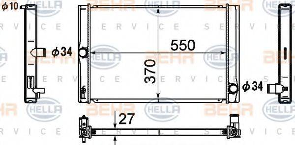 BEHR HELLA SERVICE 8MK 376 790-151