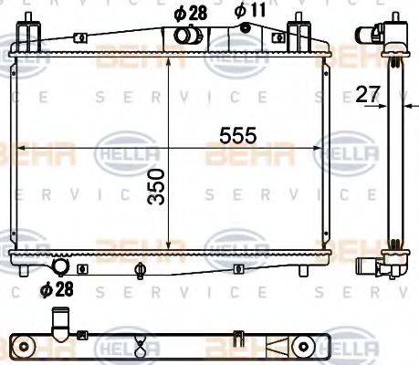 BEHR HELLA SERVICE 8MK 376 790-401