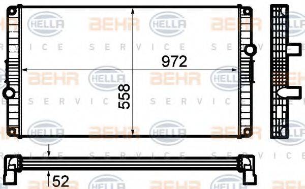 BEHR HELLA SERVICE 8MK 376 792-231