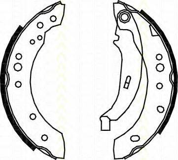 TRISCAN 810025005 Комплект гальмівних колодок