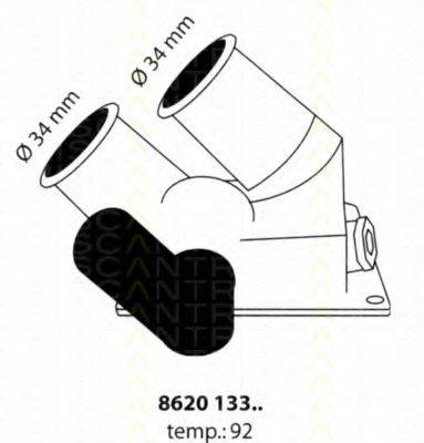 OPEL 90571617 Термостат, охолоджуюча рідина