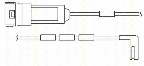 TRISCAN 811524006 Сигналізатор, знос гальмівних колодок